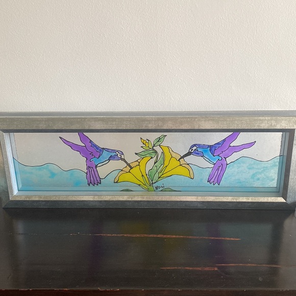 Beautiful large hummingbird sun catcher - Picture 2 of 4